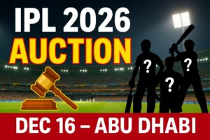 IPL 2026 Auction December 16 Abu Dhabi complete player list and team details